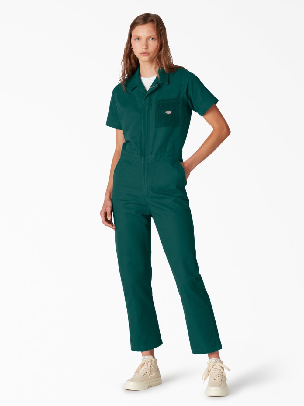 NWT Corduroy Dickies Women's Green Jumpsuit